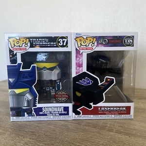 SOUNDWAVE & LASERBEAK | 2x Funko Pop! Transformers: La película (1986) | Gen 1 - Imagen 1 de 11