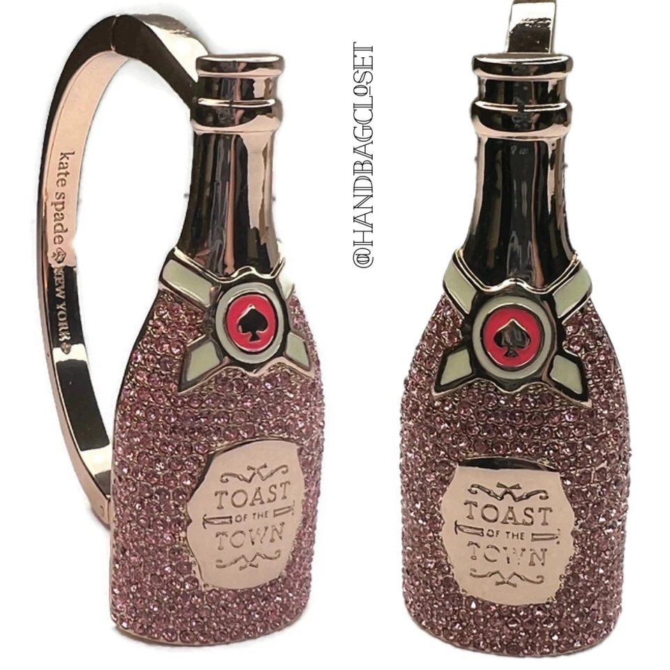 Pulsera CRISTALES Kate Spade Make Magic Champagne Bottle Town Foto 1 de 4