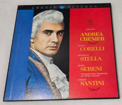 Giordano Andrea Chenier Rome Opera Santini 3Lp Box Set 3645 CL Stereo NMC - Image 1 of 4