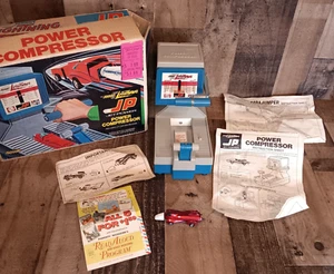 Vintage Johnny Lightning Jet Power Compressor 1970 w/Box Flying Needle Red Read - Picture 1 of 22