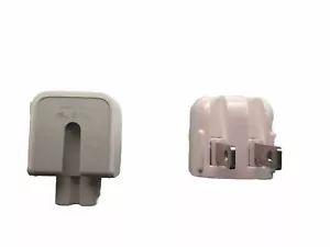 2 x Pcs Genuine Apple MagSafe AC Wall Adapter DUCKHEAD 2 PRONG PLUG 45W 60W 85W - Picture 1 of 1