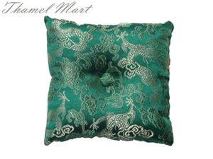 4 inch pillow for 3'" to 6" Singing bowl hand made Cushion (Green) - Picture 1 of 3