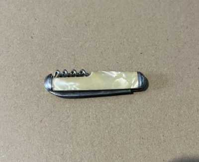 Cuchillo de bolsillo sacacorchos Richlands Sheffield England abrelatas/botellas l-K Foto 1 de 4