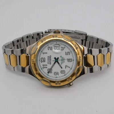 Reloj Hombre GUESS Waterpro Indiglo Cuarzo Analógico Talla 7 1/2" para reparaciones Foto 1 de 4