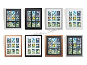 Marco gris de 9 tarjetas coleccionables para jcc, Pokémon, Magic The Gathering, soporte de exhibición deportiva, madera - Imagen 1 de 28