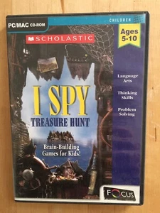 CD-ROM PC/ Mac Scholastic Focus I SPY TREASURE HUNT age 5-10 Brain Building Game - Bild 1 von 3