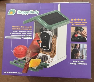 Happy Birdy Video Solar Charging, Waterproof AI Recognition Out Of New Box - Image 1 of 3