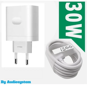 CARICA BATTERIA ORIGINALE OPPO 30W 6A A5 2020, RX17 NEO, A15 R7 R9 +CAVO MICRO W - Imagen 1 de 2