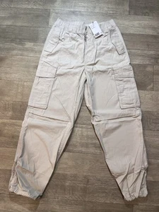 H&M Regular Fit Ripstop Cargo Pants Size 16 - Picture 1 of 12