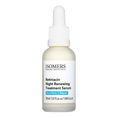 Suero tratamiento renovador nocturno Isomers Retiniacin 1,01 fl oz 30 ml sellado Foto 1 de 3