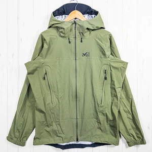 Men's L Green Millet (Millet) Tiffon 50000 Stretch Jacket TYPHON ST Used 2NDG-0 - Picture 1 of 10