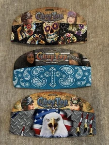 DooWrap ChopTop Edición Platino-Lote de 3-correas para la cabeza, gancho y bucle-banda para sudar-NUEVO - Imagen 1 de 8