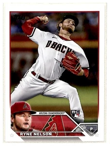 2023 Topps Ryne Nelson RC Arizona Diamondbacks #459 - Picture 1 of 2