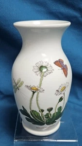 Portmeirion Botanic Garden Vase - 6 1/2 inches - Small Narcissus / Daisy - Picture 1 of 8