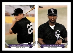 Mark Strittmatter / Lamarr Rogers 1993 Topps #746 Colorado Rockies - Picture 1 of 2