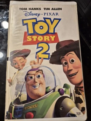 Vintage Disney Pixar Toy Story 2 Home Video Tape VHS Buzz Lightyear Woody Hanks Foto 1 de 3