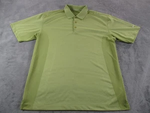 Nike Golf Polo Shirt Mens XL Green Fit Dry Performance Dri-Fit Lightweight Mesh - Picture 1 of 9