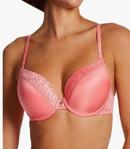 Le Mystere Safari T-Shirt Bra 9978 Coral Sands Seamless Bra Size 32DD/E — New - Picture 1 of 9