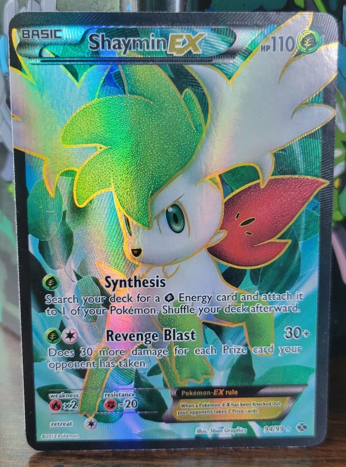 Shaymin EX (94 Full Art) 94/99 Next Destinies Holo - Image 1 of 3