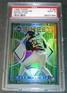 1995 TOPPS FINEST REFRACTOR MARK MCGWIRE PSA 9 POP 1/6 - Picture 1 of 1