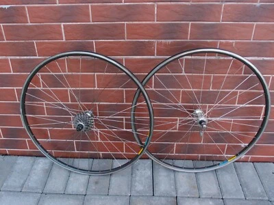 wheels Mavic Open 4 CD France Shimano 600 Tri Colore Shimano Dura Ace 650c 571mm - Image 1 of 4