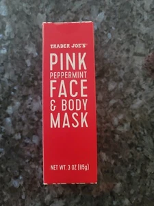 Trader Joe's Pink Peppermint Face & Body Mask 3oz - Picture 1 of 4