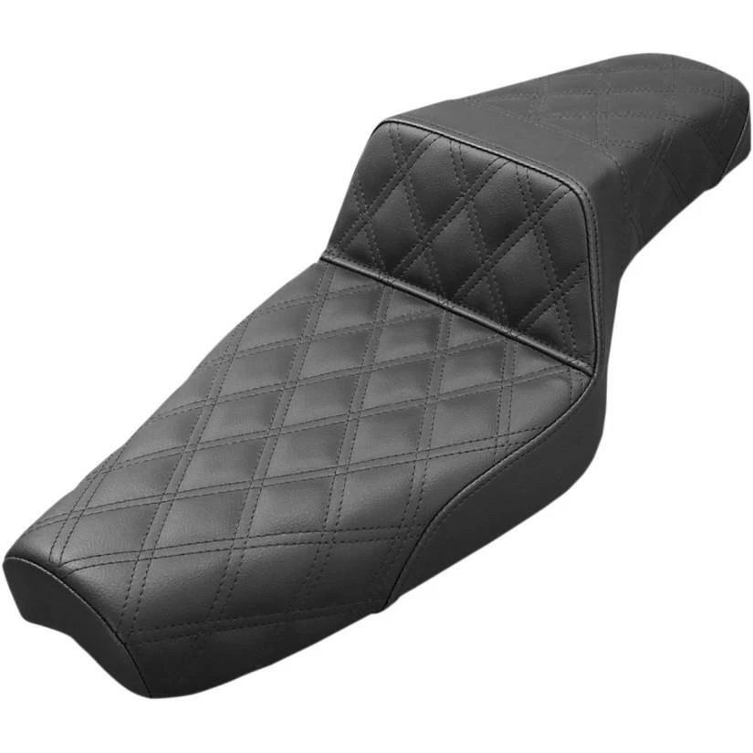 Saddlemen - 879-03-175 - Step-Up Full Lattice Stitch Seat, Black