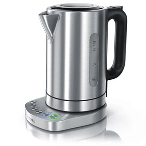 Arendo Edelstahl Wasserkocher mit Temperaturwahl | 1,7l | 3000 Watt - Bild 1 von 5