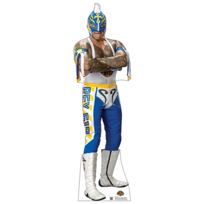 Póster de pie REY MYSTERIO WWE luchador tamaño real recorte de cartón envío gratuito Foto 1 de 4
