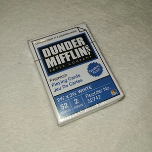 The Office TV Series Salesmen NBC Dunder Mifflin Inc. Tarjetas de juego - sin abrir  - Imagen 1 de 6