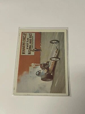 1971 Fleer Drag Racing John Wiebe **021547 - Image 1 of 2
