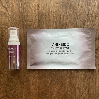 Shiseido White Lucent (2) Piece Set Micro Targeting Spot Corrector & Mask - NEW - Image 1 of 3