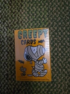 Tarjetas de juego de Halloween Peanuts Snoopy espeluznantes selladas 54 cartas nuevas - Imagen 1 de 3