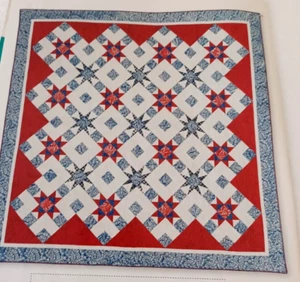 Star Show Quilt Pattern from Magazine - Picture 1 of 3
