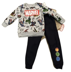 Marvel Avengers Boys 2 Pc Pullover Sweatshirt & Pants Size 5 - Picture 1 of 5
