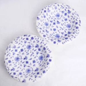 2 x Pier 1 Quadrifoglio Salat Pasta Schüsseln 8,25" blau weiß Chintz Blumen Italien - Bild 1 von 9