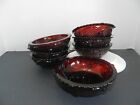 Vtg - Avon 1876 Cape Cod Ruby Red Collection Dessert Bowls (set of 7)