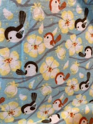 Calça de flanela Bird Chickadee Birds personalizada Pj shorts Capri 9 12 24 2T 3T 4 5 6 - Imagem 1 de 4