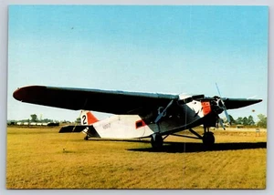Flugzeug Postkarte Ford Tri-Motor 1928 Airliner USA Oldtimer Metall Flugzeug HQ6 - Bild 1 von 3