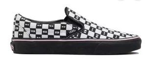 Vans Lazy Oaf Shoes Classic Slip-On Checkerboard Eyeball Sneaker Women 9.5 Men 8 - Picture 1 of 5