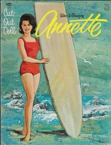 WALT DISNEY'S ANNETTE, CUT-OUT DOLL #1953 Whitman 1964 - Picture 1 of 3