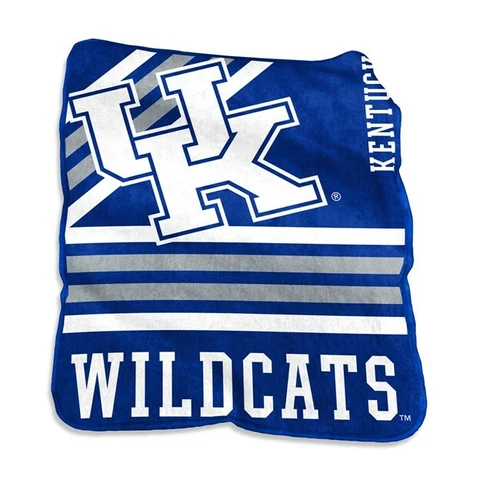 Kentucky Wildcats 50" by 60" Plush Raschel Throw Blanket - NCAA Cover