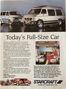 1987 GMC Starcraft Van Print Ad - Picture 1 of 2