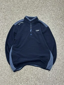 SEATTLE SEAHAWKS Blue Fleece Full Zip Pullover Jacket NFL Team Apparel Men’s XL - Picture 1 of 3