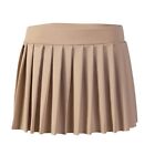 Sweet Y2k Skirt Pleated Mini Skirt S-Xl Skin Color Light Gray Polyester