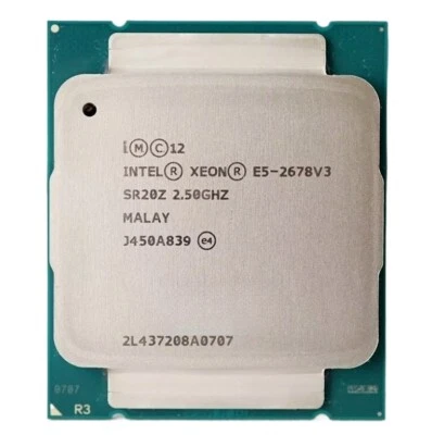 Intel Xeon E5-2678 V3 2.5GHz 12 Core 30MB 6.4GT/s SR20Z LGA2011-3 CPU processor - Image 1 of 2