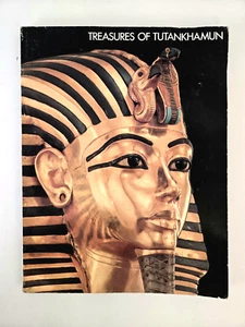 TREASURES OF TUTANKHAMUN 1976 Softcover Catalog Of Original King Tut Exhibition - Picture 1 of 22