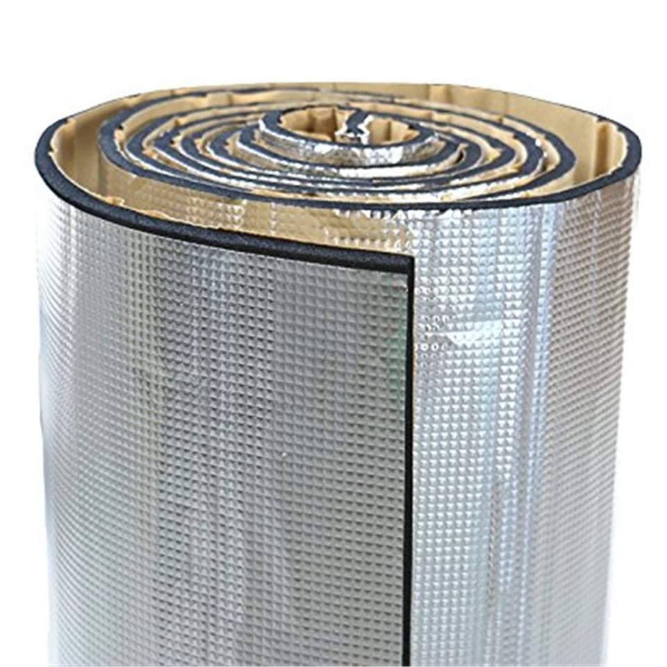 Alfombra térmica a prueba de ruido de aislamiento para capó de coche de 10 mm protector térmico amortiguador de sonido Foto 1 de 4