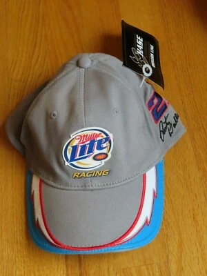 Miller Lite Racing NASCAR RUSTY WALLACE No. 2 Tapa ÚLTIMA LLAMADA (ajustable) con etiquetas Foto 1 de 4