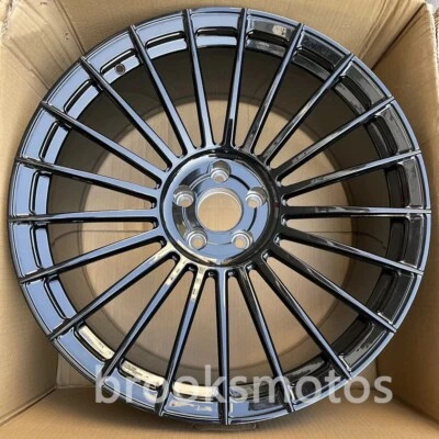1PC CUSTOM GLOSS BLACK FORGED WHEELS RIMS FITS FOR ROLLS ROYCE GHOST WRAITH DAWN - Image 1 of 4